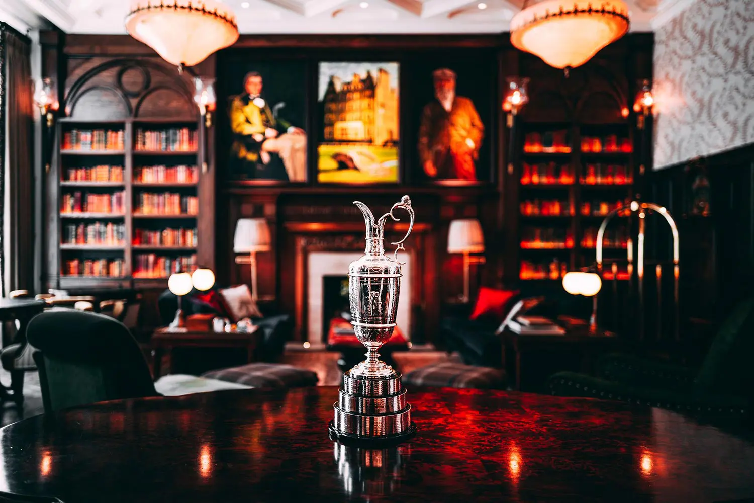 the Claret Jug, The Golf Champion Trophy, in St Andrews, Scotland - Photo (c) Gianni Buonsante